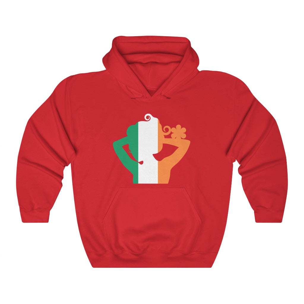 Ireland Lady Flag Hoodie Sweatshirt - Unisex