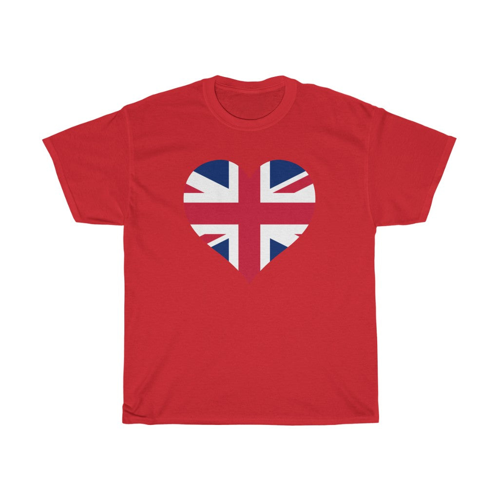 United Kingdom Heart Flag Standard Tee - Unisex