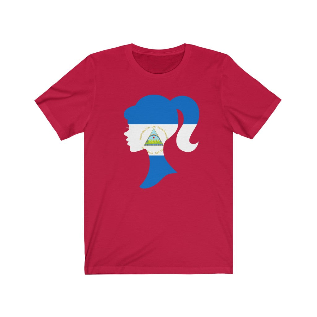 Nicaragua Girl Flag Premium Tee - Unisex