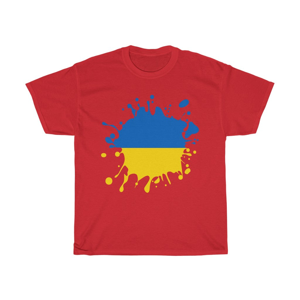 Ukraine Splat Flag Standard Tee - Unisex