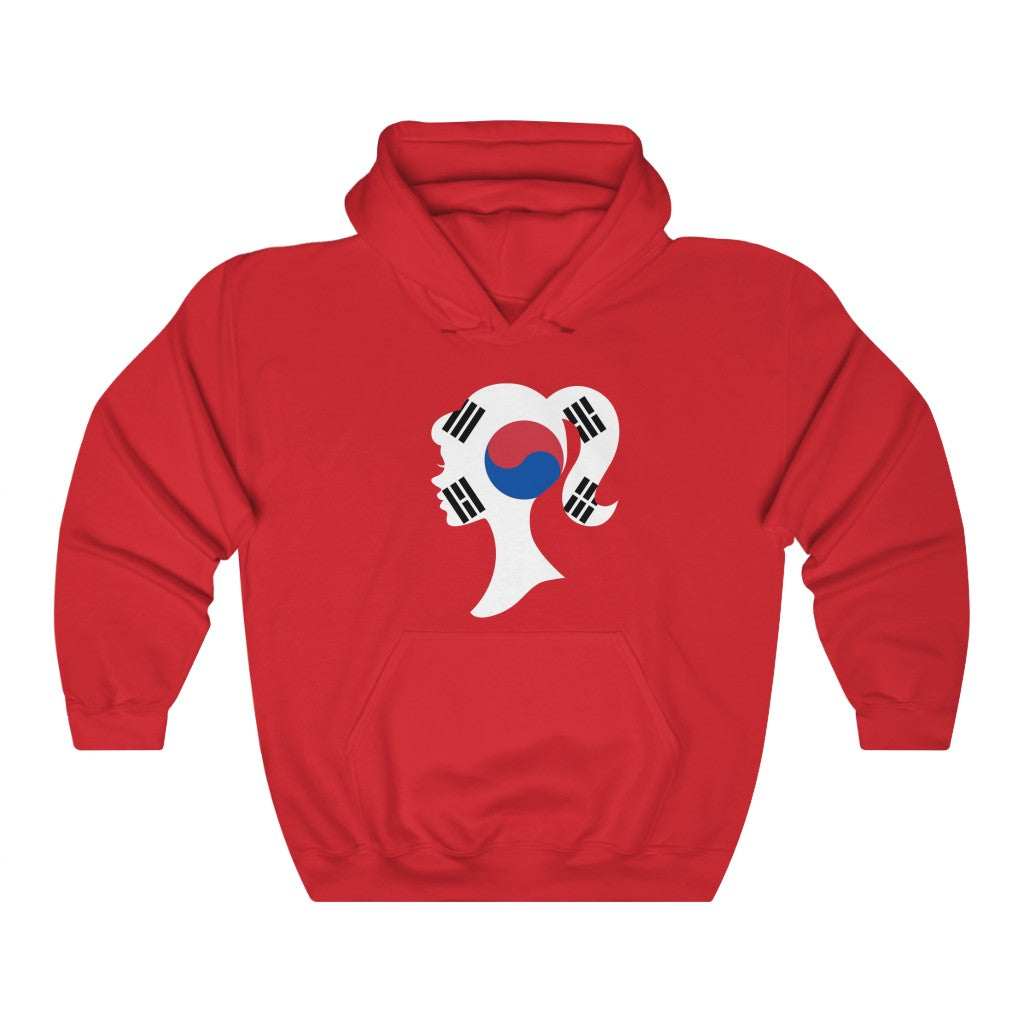 South Korea Girl Flag Hoodie Sweatshirt - Unisex