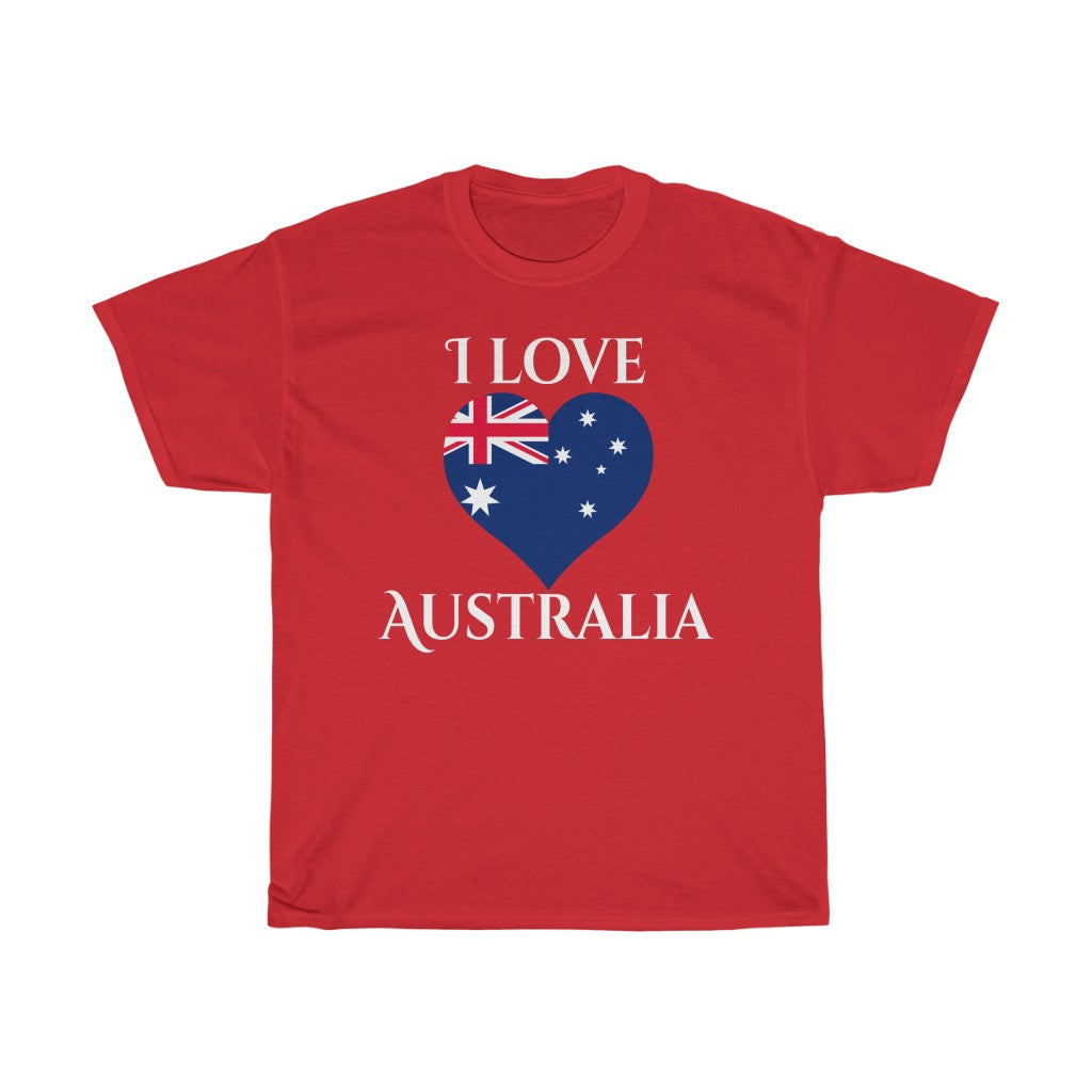 Australia Heart Flag Standard Tee 2 - Unisex