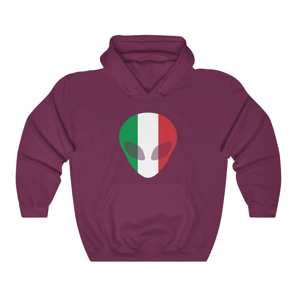 Italy Alien Flag Hoodie Sweatshirt - Unisex
