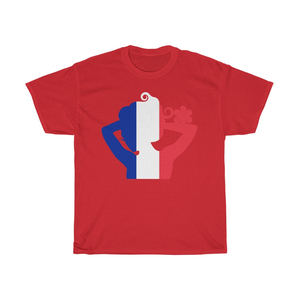France Lady Flag Standard Tee - Unisex