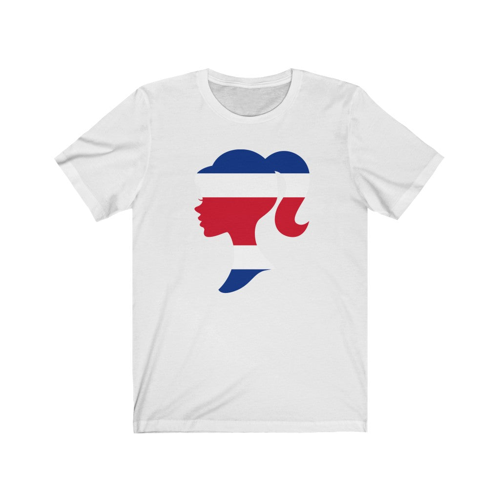 Costa Rica Girl Flag Premium Tee - Unisex