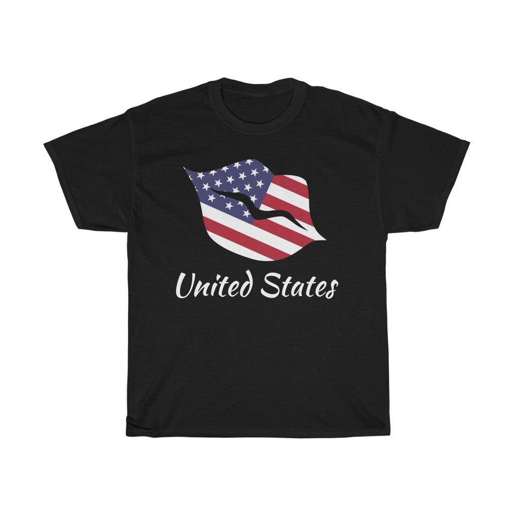 United States of America Lips Flag Standard Tee 2 - Unisex