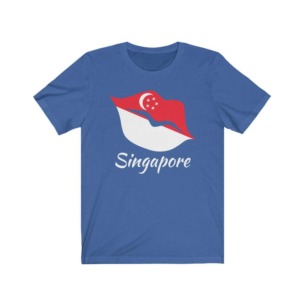 Singapore Lips Flag Premium Tee 2 - Unisex