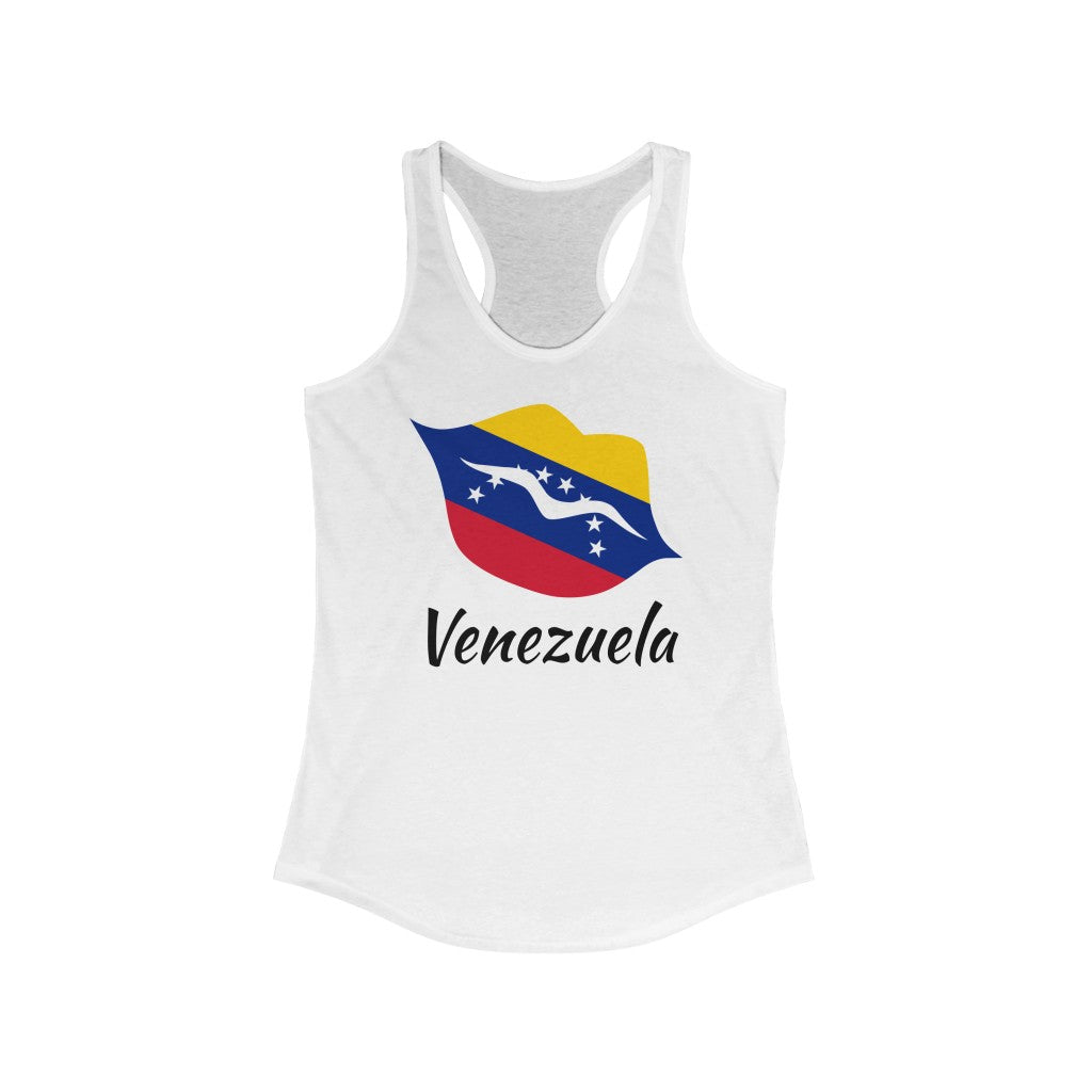 Venezuela Lips Flag Tank 1 - Women