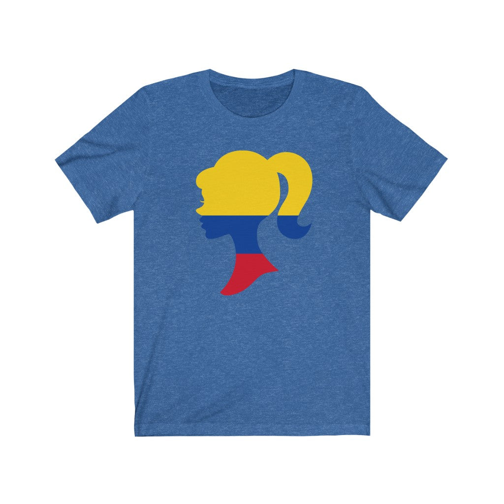 Colombia Girl Flag Premium Tee - Unisex