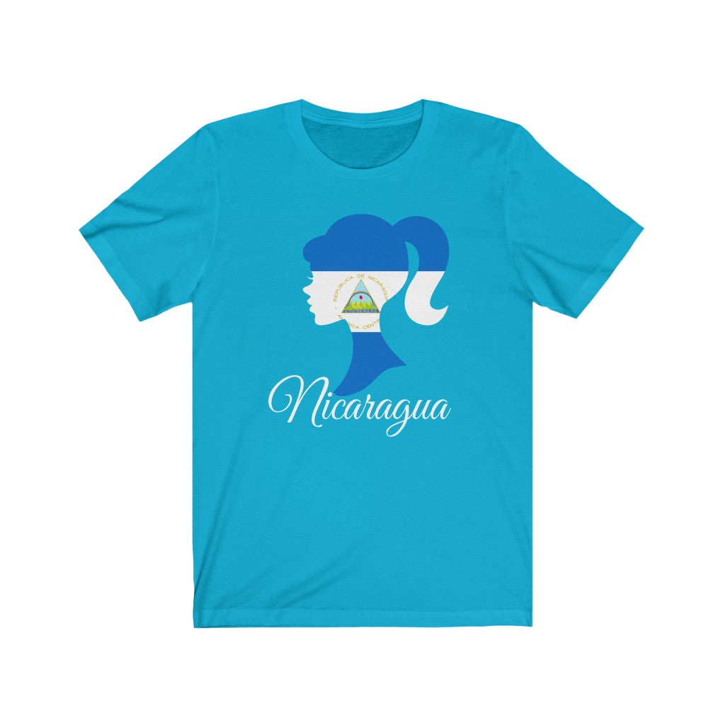 Nicaragua Girl Flag Premium Tee 2 - Unisex