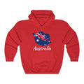Australia Lips Flag Hoodie Sweatshirt 2 - Unisex
