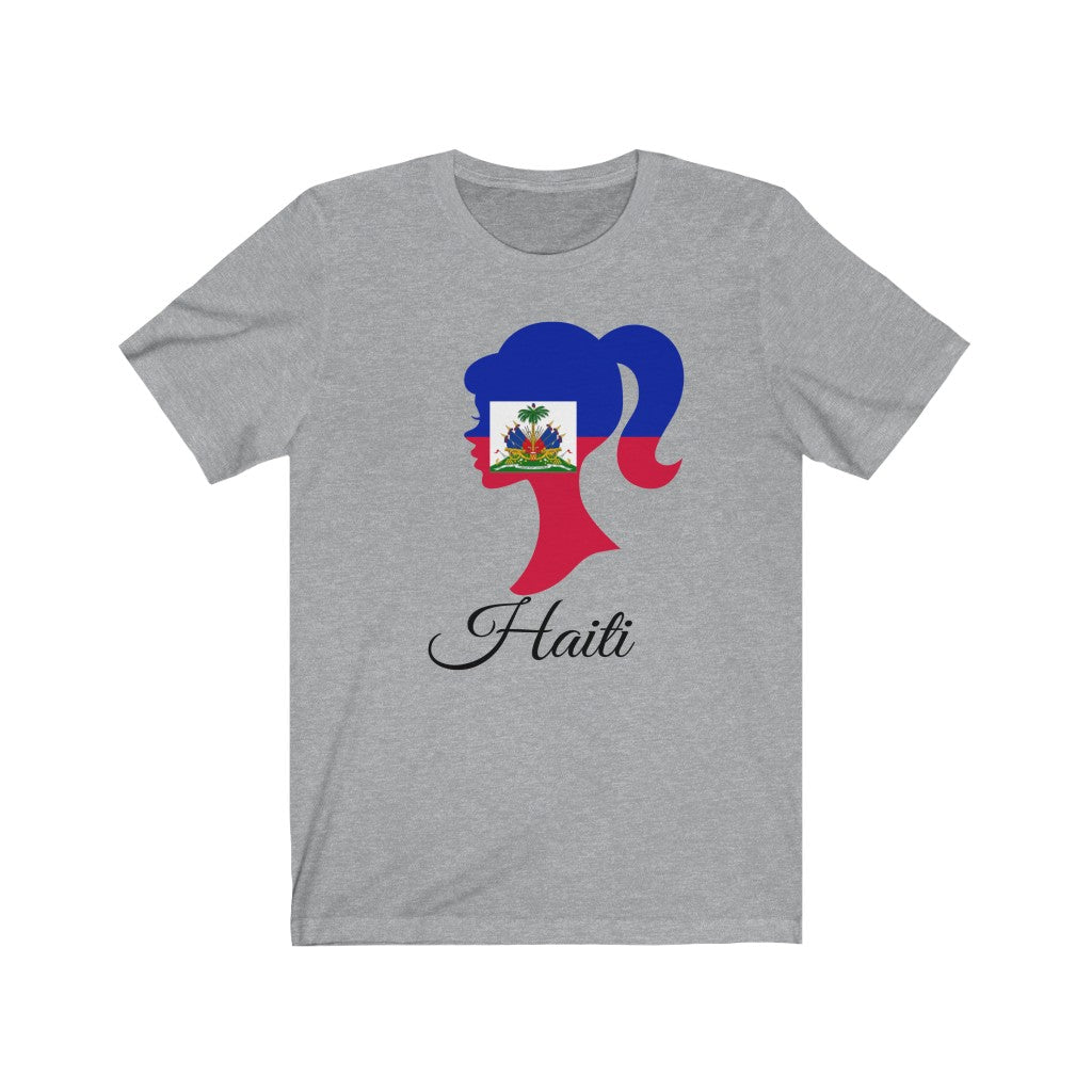 Haiti Girl Flag Premium Tee 1 - Unisex