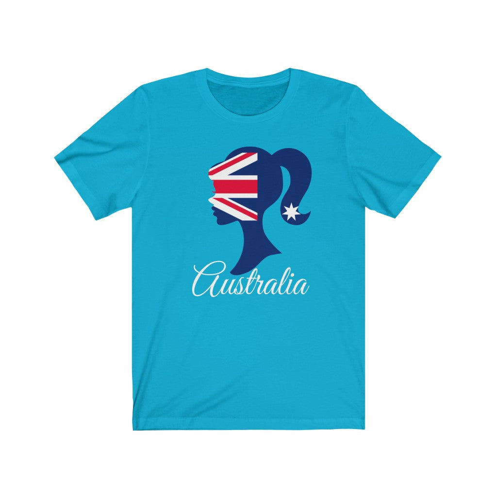 Australia Girl Flag Premium Tee 2 - Unisex