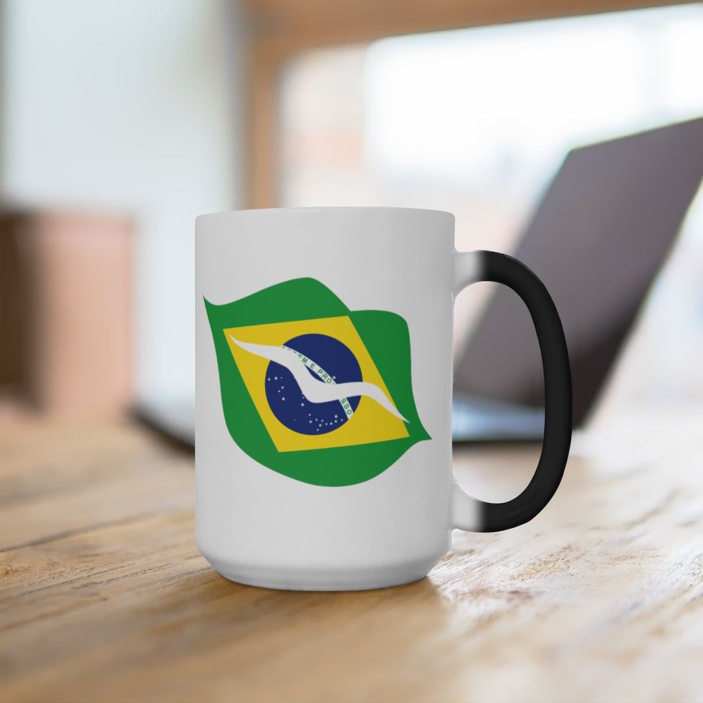 Brazil Lips Color Changing Mug