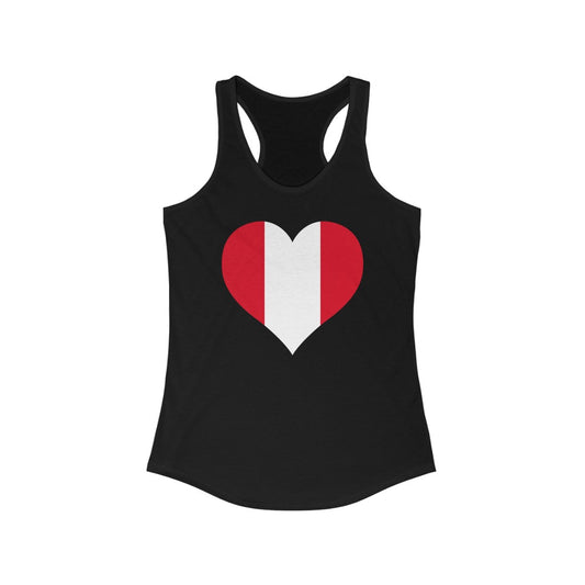 Peru Heart Flag Tank - Women