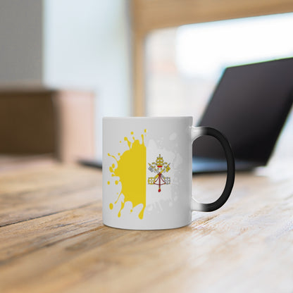 Holy See Splat Color Changing Mug