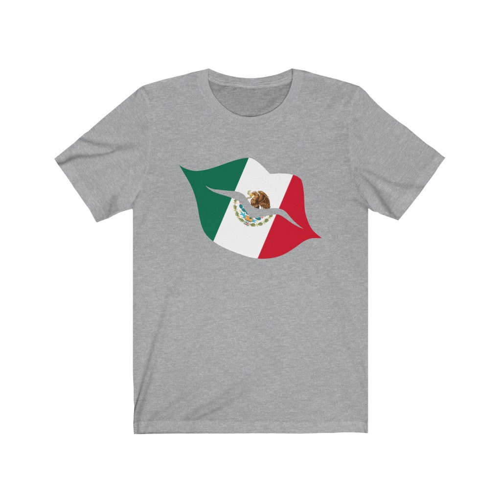 Mexico Lips Flag Premium Tee - Unisex