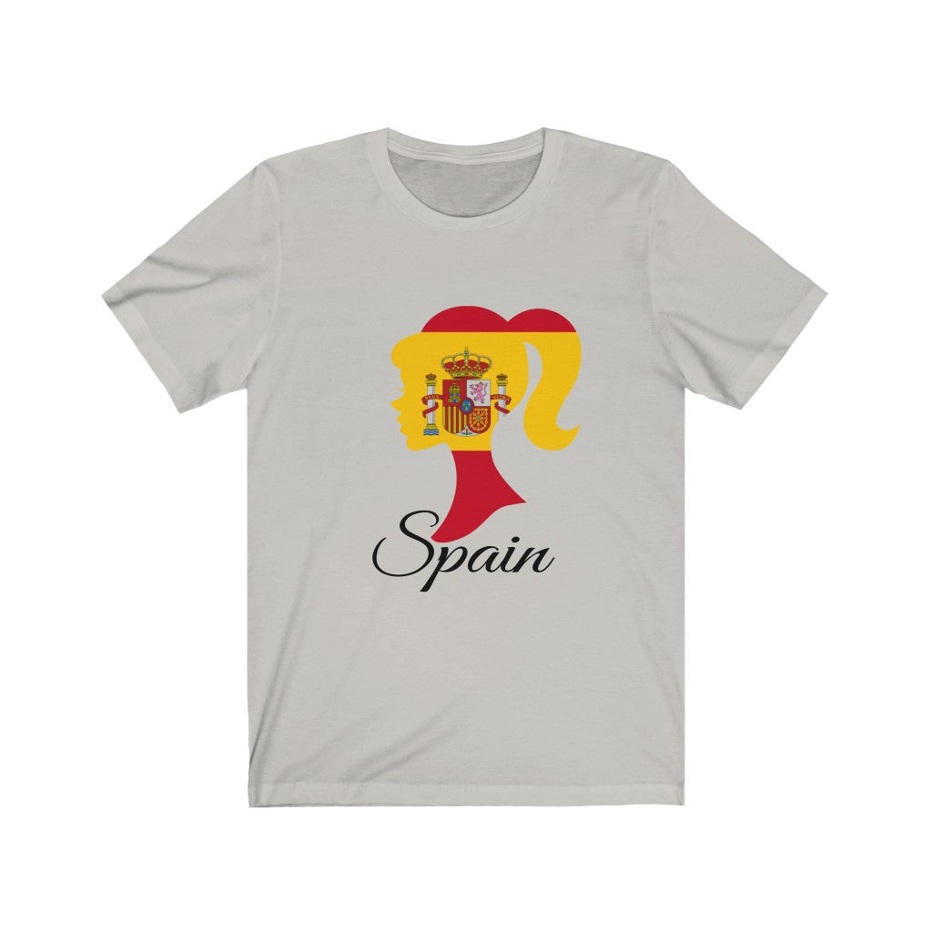 Spain Girl Flag Premium Tee 1 - Unisex