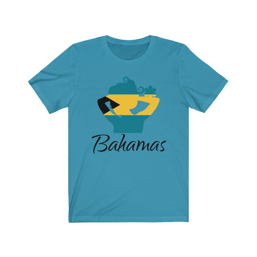 Bahamas Lady Flag Premium Tee 1 - Unisex