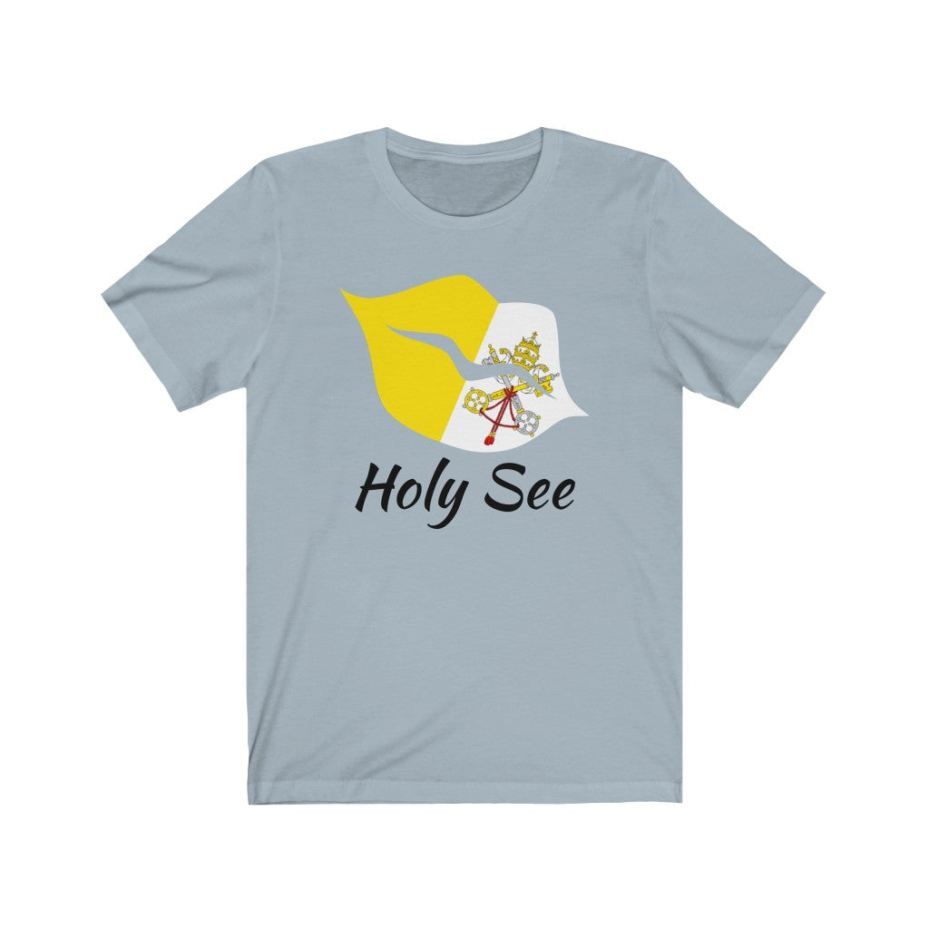 Holy See Lips Flag Premium Tee 1 - Unisex