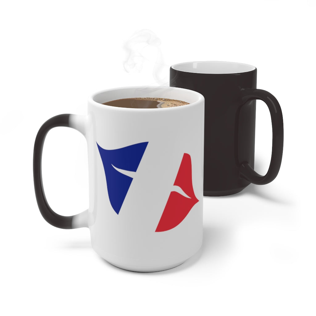 France Lips Color Changing Mug