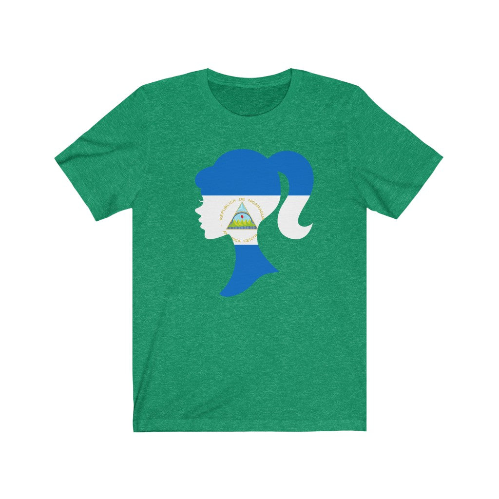 Nicaragua Girl Flag Premium Tee - Unisex