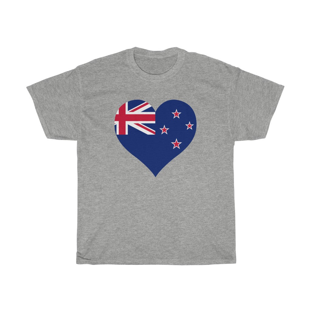 New Zealand Heart Flag Standard Tee - Unisex