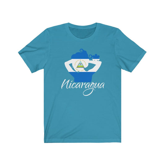 Nicaragua Lady Flag Premium Tee 2 - Unisex