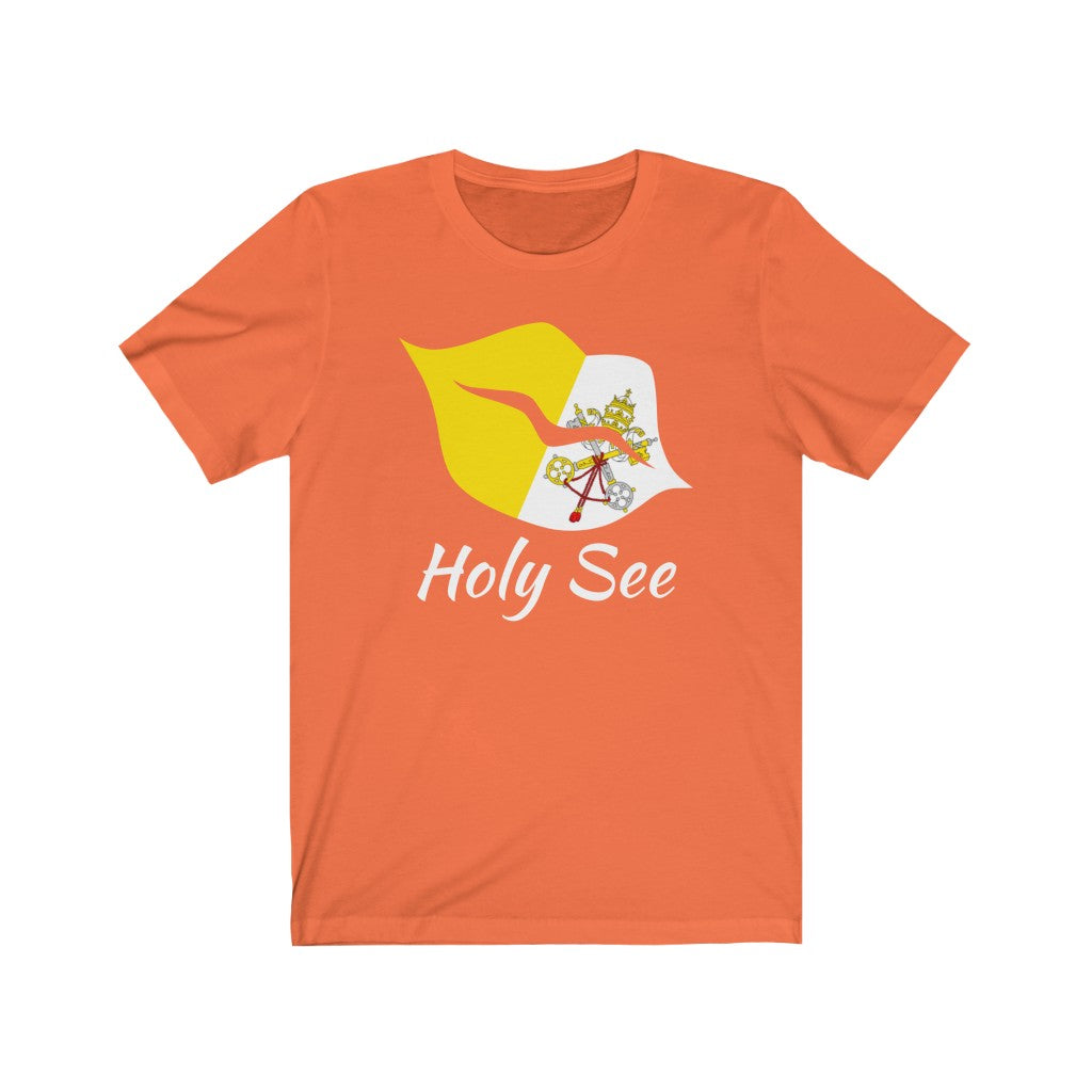 Holy See Lips Flag Premium Tee 2 - Unisex