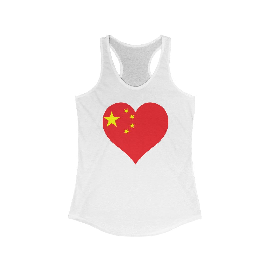 China Heart Flag Tank - Women