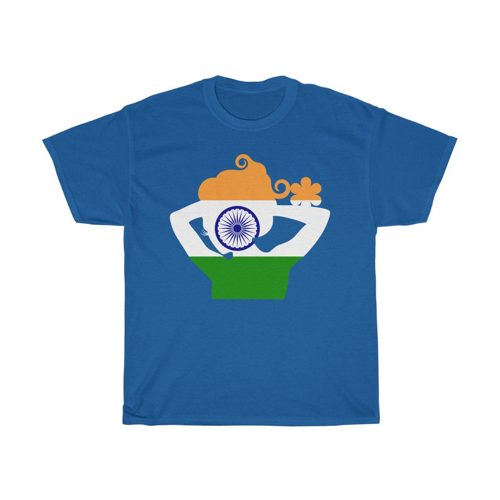 India Lady Flag Standard Tee - Unisex
