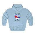 Cuba Heart Flag Hoodie Sweatshirt 1 - Unisex
