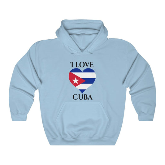 Cuba Heart Flag Hoodie Sweatshirt 1 - Unisex