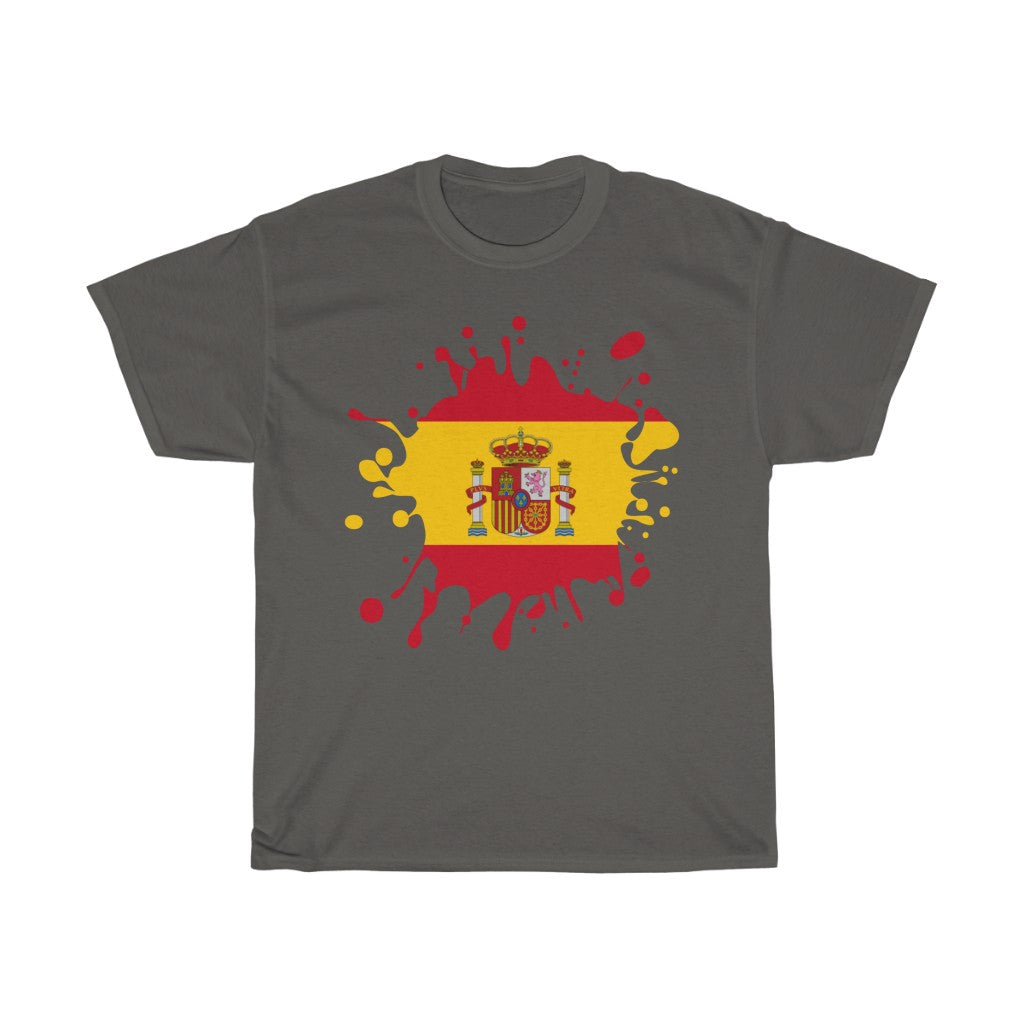 Spain Splat Flag Standard Tee - Unisex