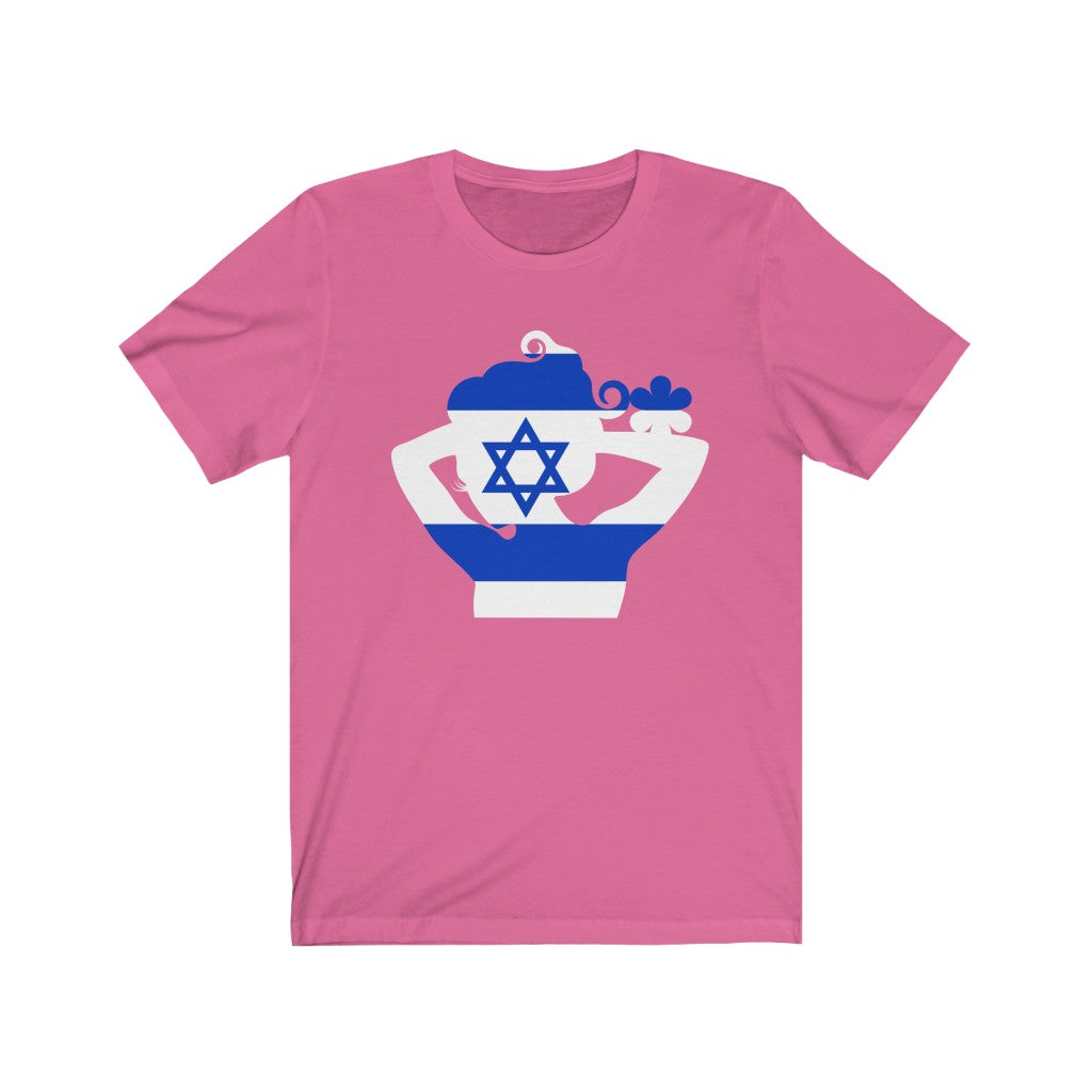 Israel Lady Flag Premium Tee - Unisex