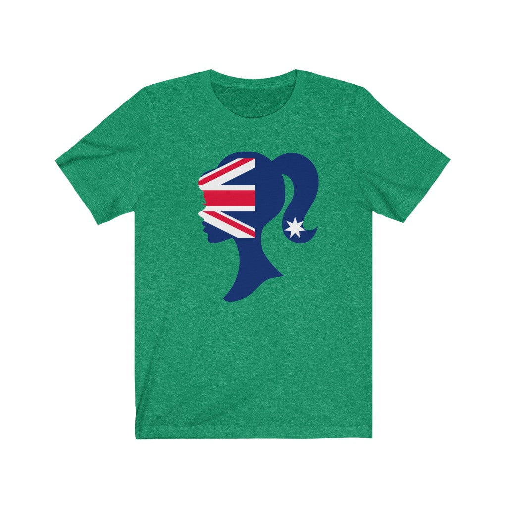 Australia Girl Flag Premium Tee - Unisex