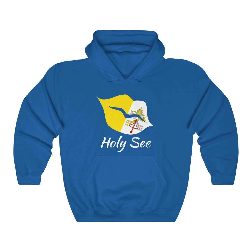 Holy See Lips Flag Hoodie Sweatshirt 2 - Unisex