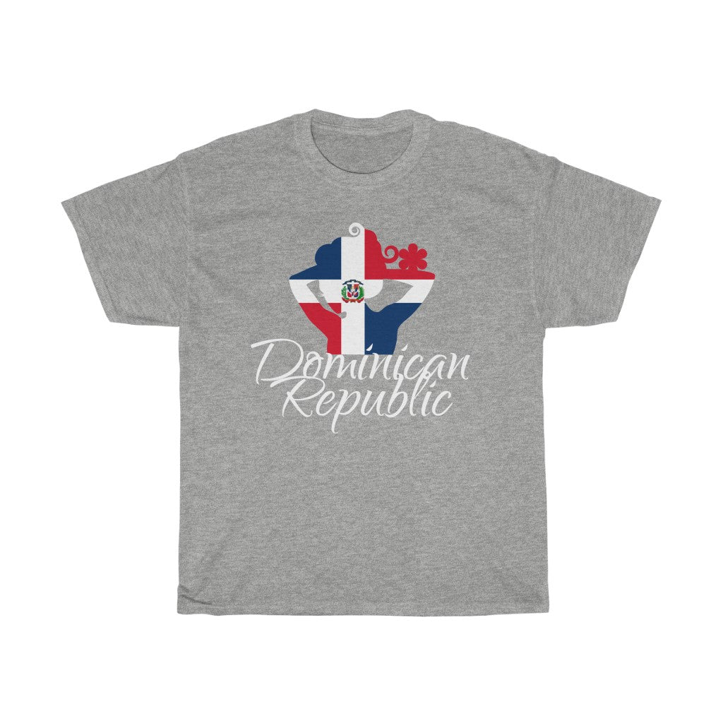 Dominican Republic Lady Flag Standard Tee 4 - Unisex