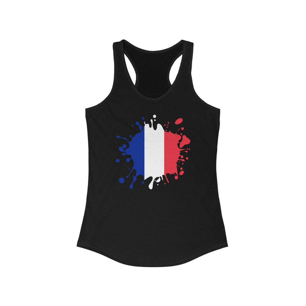 France Splat Flag Tank - Women