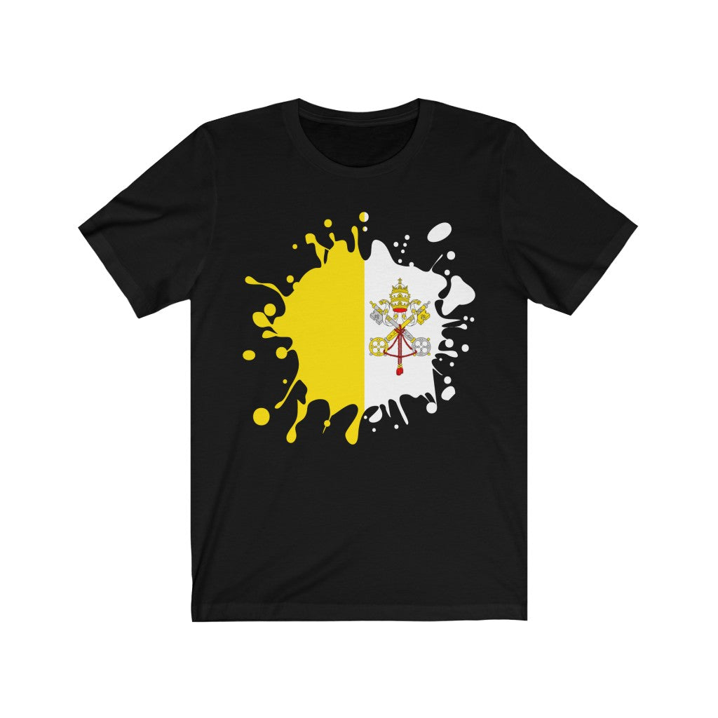 Holy See Splat Flag Premium Tee - Unisex