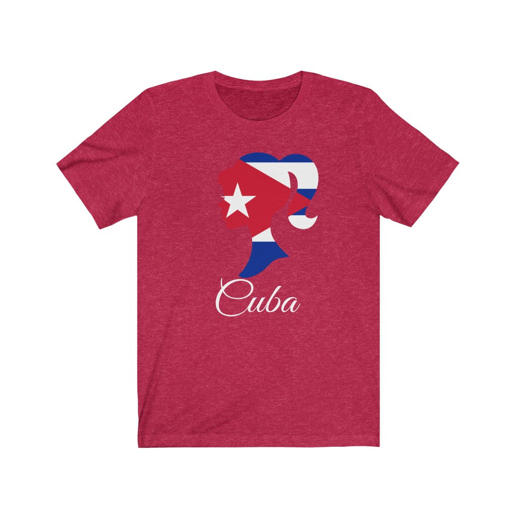 Cuba Girl Flag Premium Tee 2 - Unisex