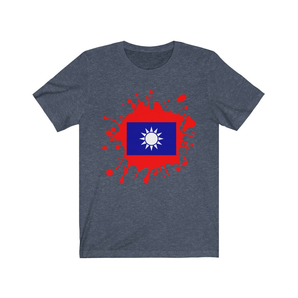 Republic of China (Taiwan) Splat Flag Premium Tee - Unisex