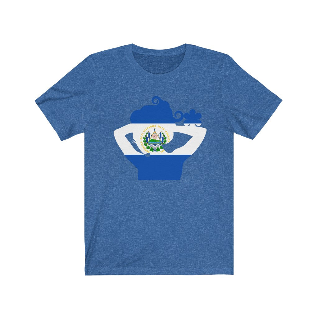 El Salvador Lady Flag Premium Tee - Unisex