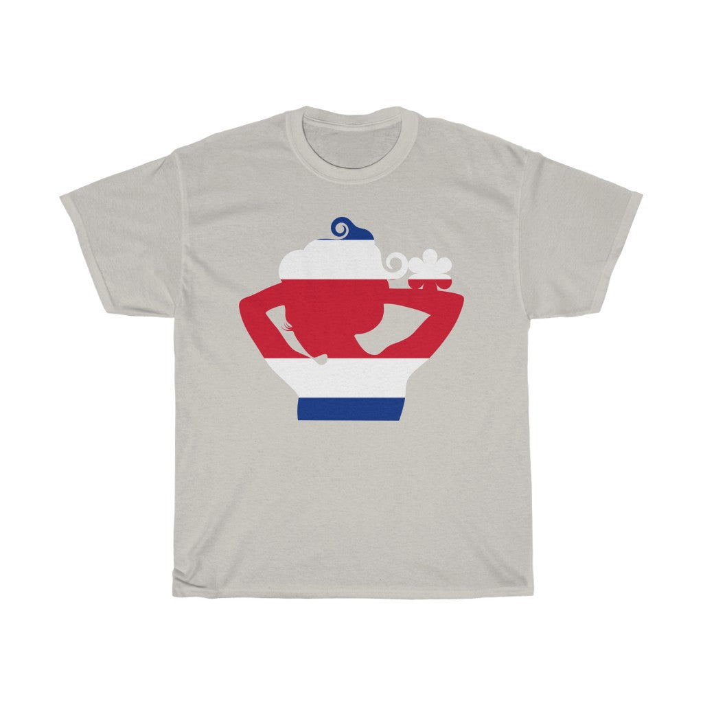 Costa Rica Lady Flag Standard Tee - Unisex