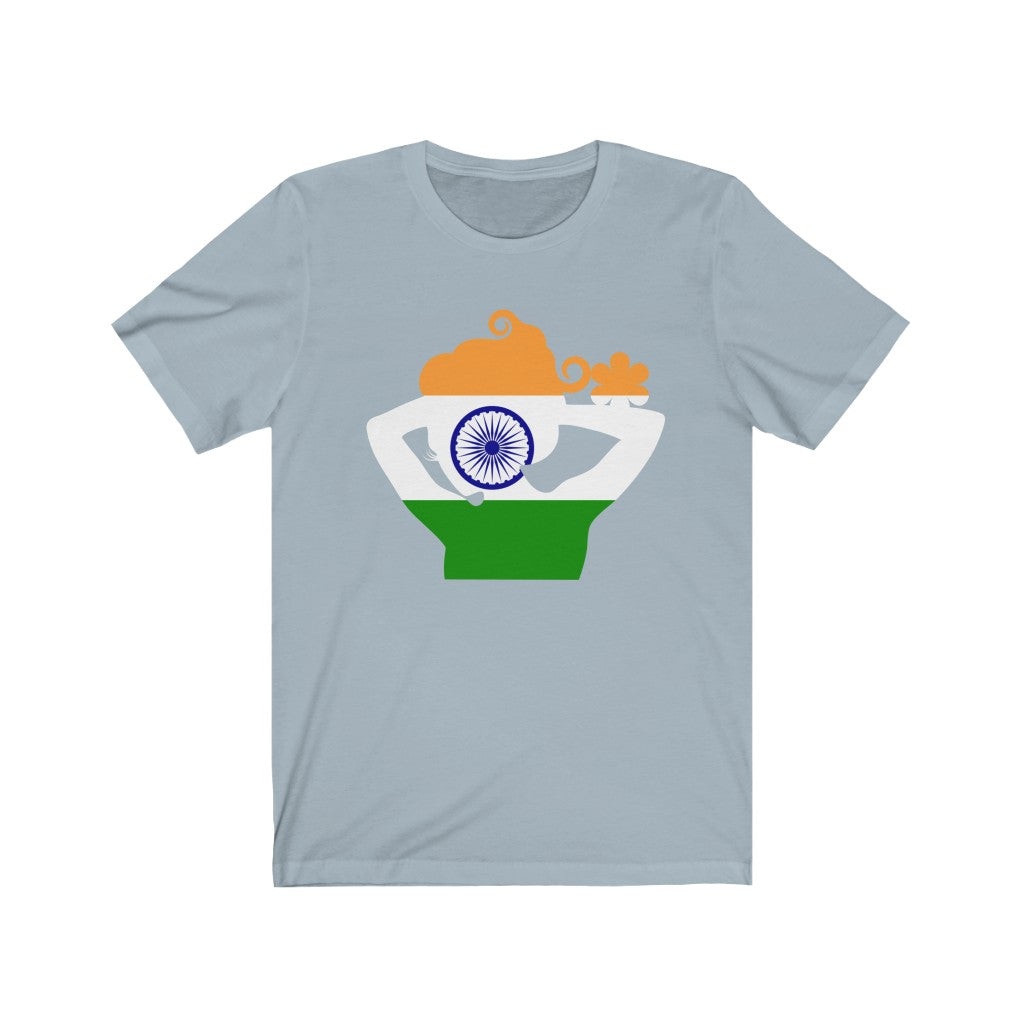India Lady Flag Premium Tee - Unisex