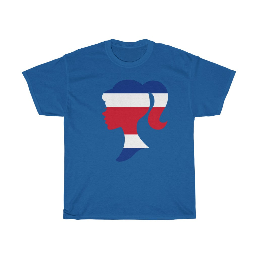 Costa Rica Girl Flag Standard Tee - Unisex