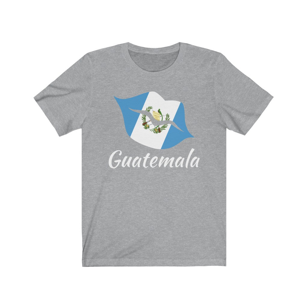 Guatemala Lips Flag Premium Tee 2 - Unisex