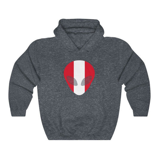 Peru Alien Flag Hoodie Sweatshirt - Unisex