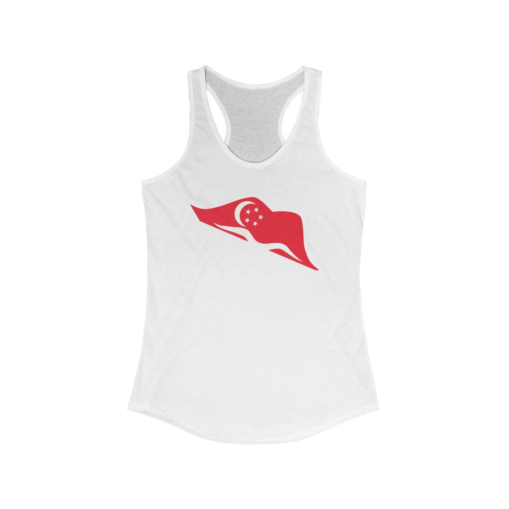 Singapore Lips Flag Tank - Women