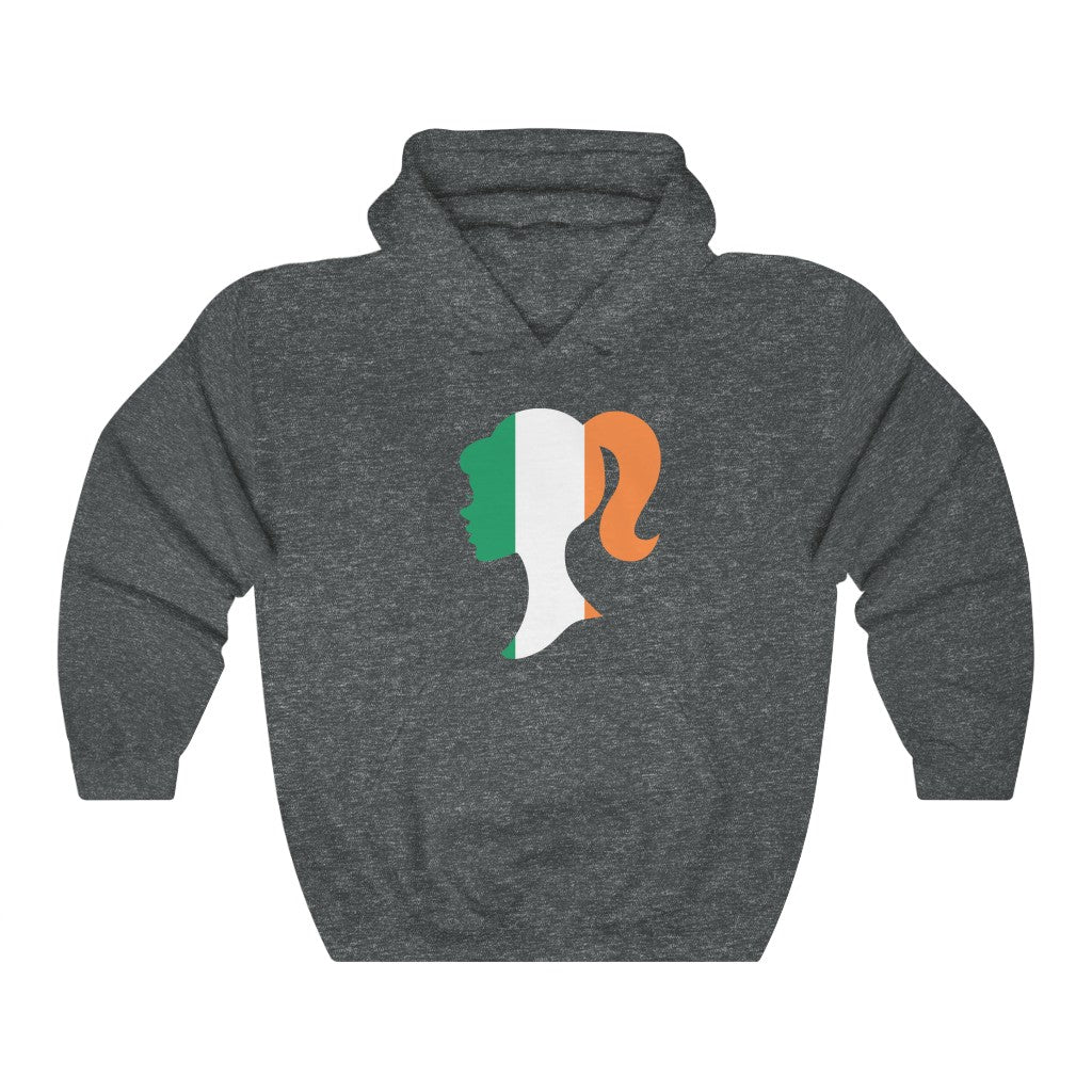 Ireland Girl Flag Hoodie Sweatshirt - Unisex